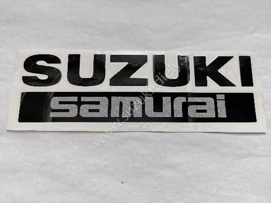 Nálepka Samurai 24x7 čierna