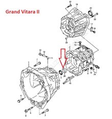 Semering prevodovky Grand Vitara II / SX4