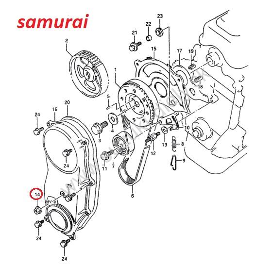 Matica Suzuki 09159-06077 – Obrázok 2