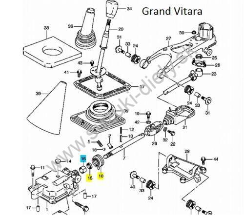 Semering vyberača prevodov prevodovky Jimny / Grand Vitara - Image 3
