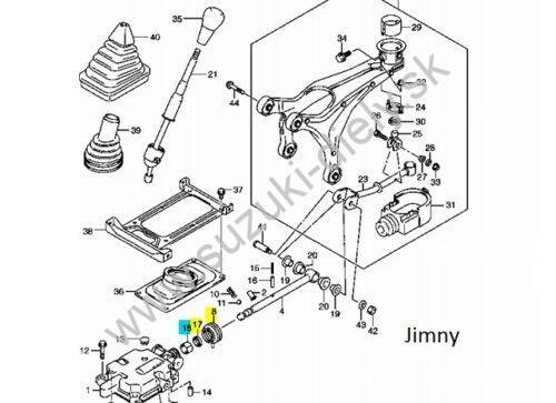Semering vyberača prevodov prevodovky Jimny / Grand Vitara - Image 2