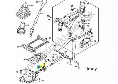 Púzdro vyberača prevodov prevodovky Jimny / Grand Vitara - Image 2