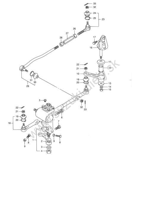 Podpera pomocného čapu riadenia Vitara - Image 4