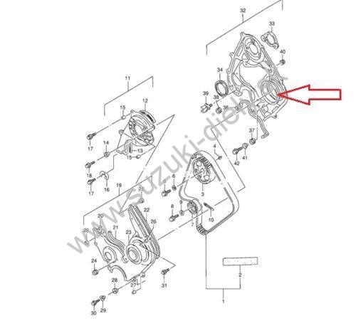 Gumenné tesnenie Grand Vitara I - Image 2