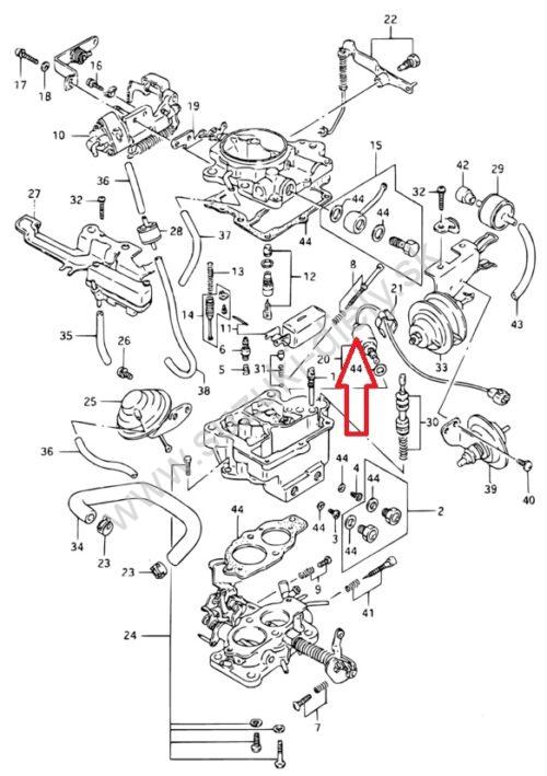 Elektromagnetický ventil karburátora Samurai SJ413 13260-830T0 / 13260-83000 - Image 2