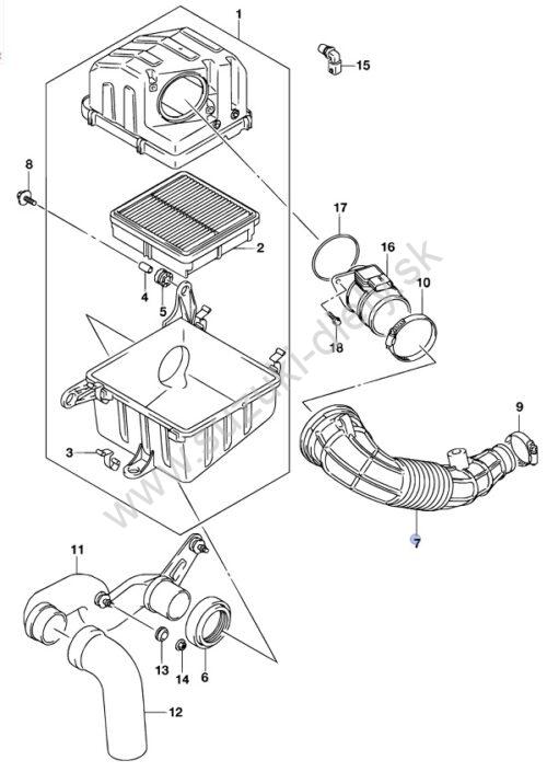 Hadica vzduchu Jimny 1,5D - Image 2
