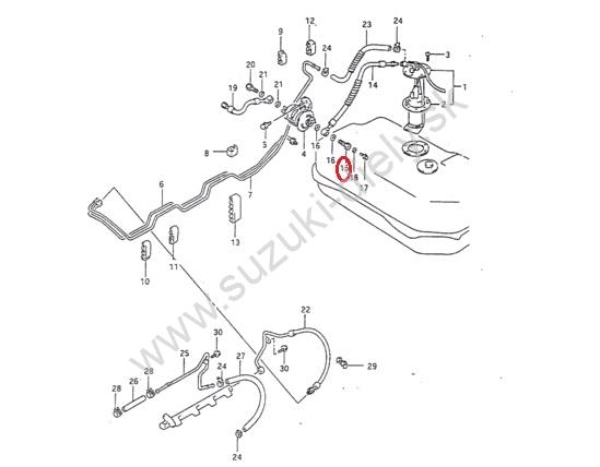 Skrutka palivového systému M12x36mm – Obrázok 2