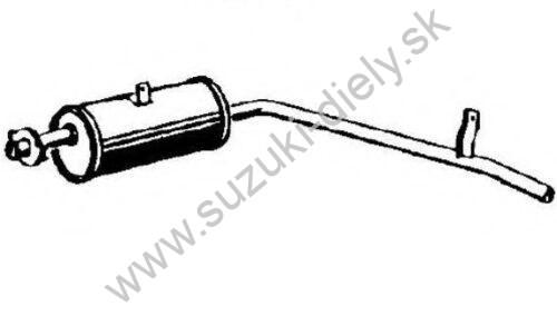 Výfuk Samurai SJ 410 1,0 zadný - Image 2