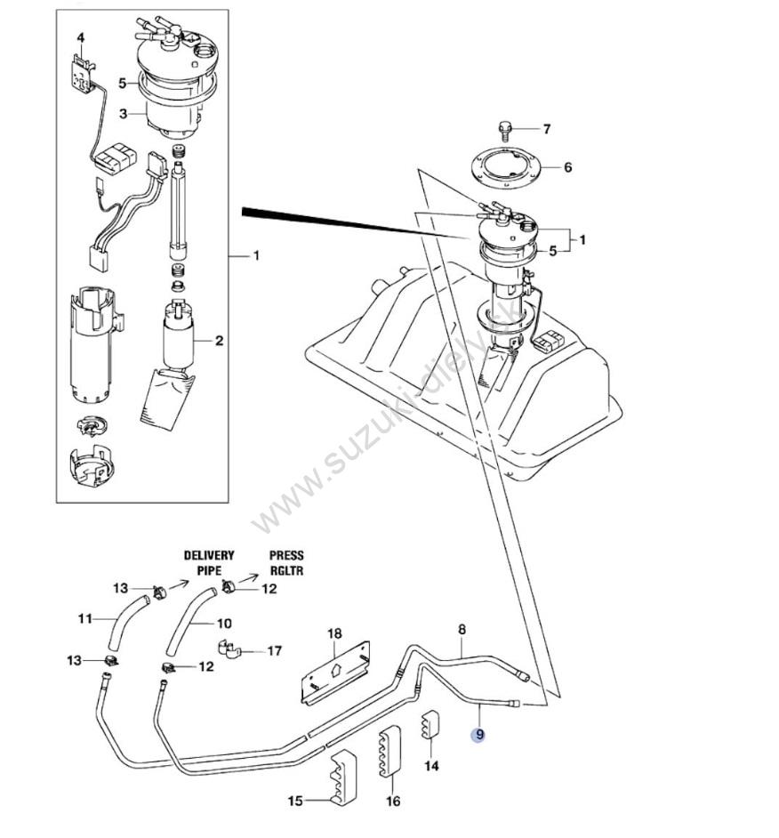 Palivové potrubie Jimny – Obrázok 4