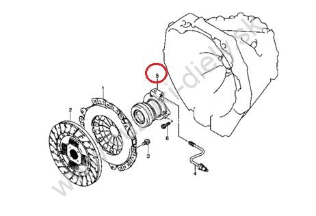 Centrálne ložisko spojky Grand Vitara 2005-› AISIN – Obrázok 3