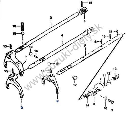 Vidlica prevodovky Samurai Jimny - Image 3