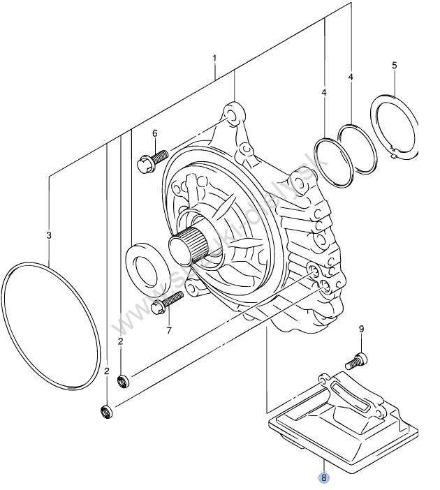 Filter automatickej prevodovky Baleno II/ Vitara II/ SX4 S-CROSS – Obrázok 3