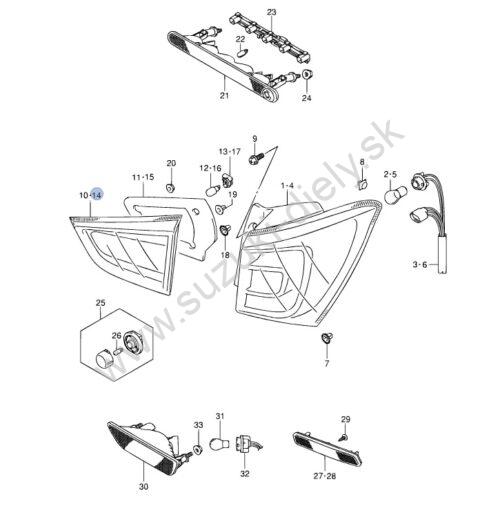 Zadné svetlo S-Cross vnútorné ľavé - Image 3