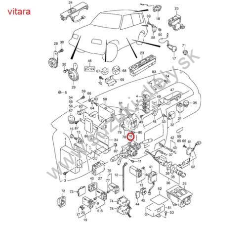 Prepínacie páčky smeroviek a svetiel Vitara - Image 5