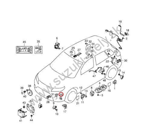 Senzor predného nárazníka bočný Vitara 2015-› - Image 3