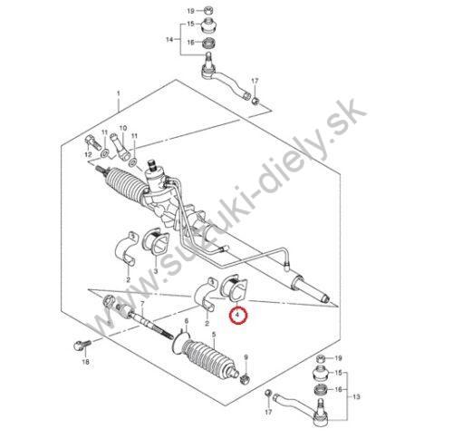 Silenblok prevodovky riadenia Grand Vitara I -L - Image 3