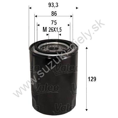 Olejový filter Valeo Diesel – Obrázok 2