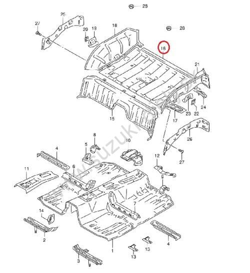 Podlaha kufra Vitara 3 dverová - Image 3