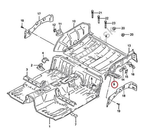 Výstuha podlahy Vitara 3 dverová - Image 3