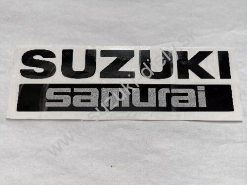 Nálepka Samurai 24x7 čierna