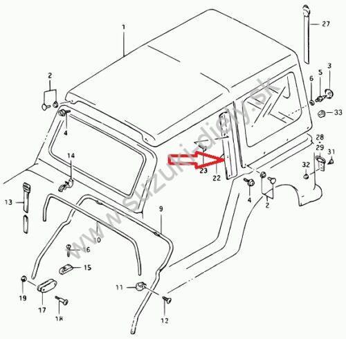 Lišta bočná konštrukcie plachty Samurai - Image 2