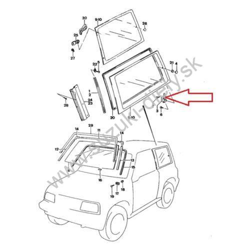 Zámok zadného okna Vitara - Image 3
