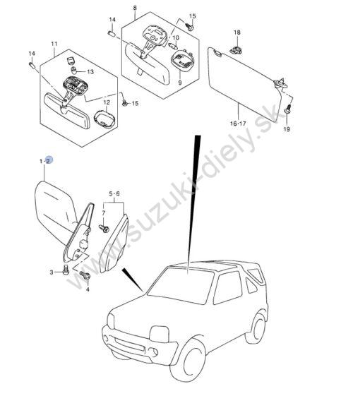 Zrkadlo Suzuki Jimny ľavé elektrické - Image 5