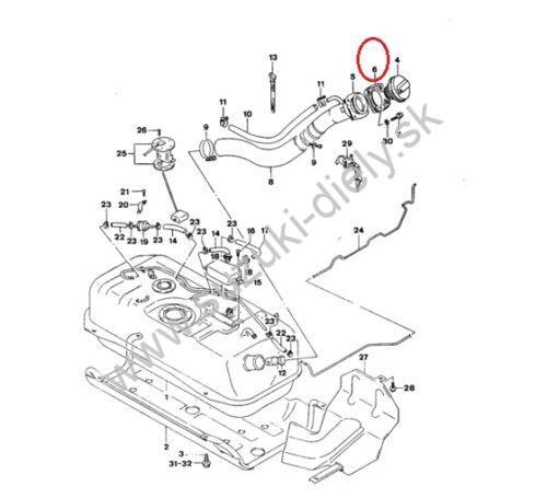 Tesnenie hrdla vlevu paliva Suzuki Vitara / Ignis / jimny - Image 2