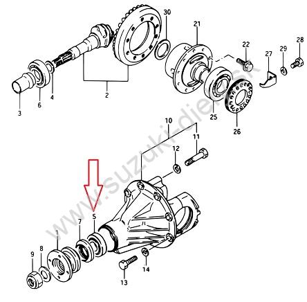 Ložisko do diferenciálu výstup na kardan – Obrázok 2