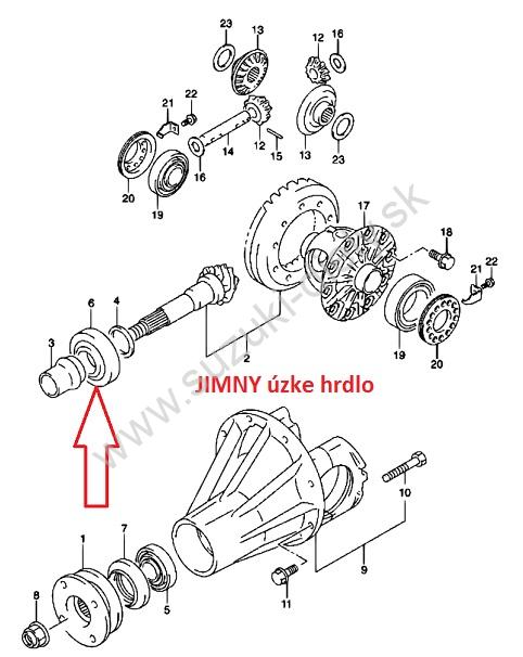 Ložisko do diferenciálu výstup na kardan – Obrázok 3