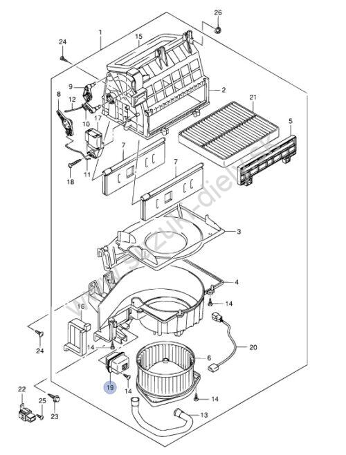 Tranzistor ventilátora kúrenia Grand Vitara I - Image 2