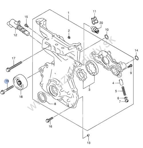 Skrutka držiaku silenbloku SUZUKI - Image 2