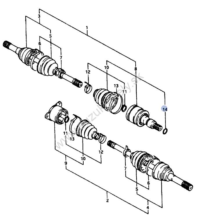 Zaisťovací krúžok 24 mm (Suzuki) – Obrázok 2