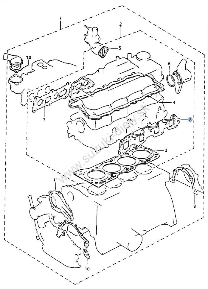 Tesnenie výfukového potrubia Samurai – Obrázok 2